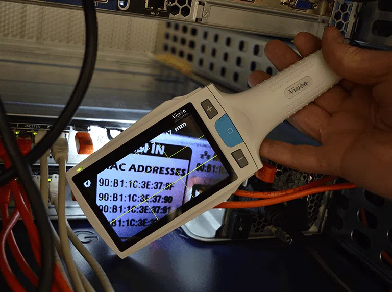 Ispezione con lente d'ingrandimento digitale CAMβ in cabina