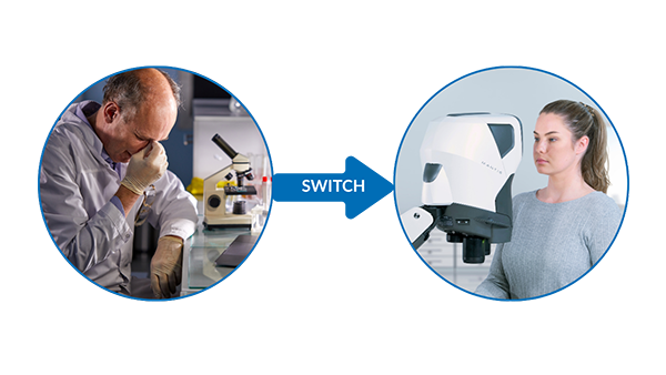7-reasons-reason-2-600×338 Man with eye strain, women using eyepiece-less stereo microscope