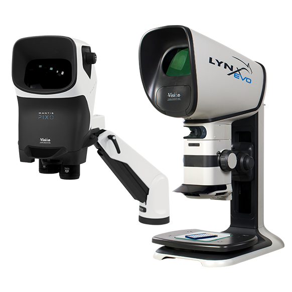 Stereomicroscopi senza oculari Mantis PIXO e Lynx EVO