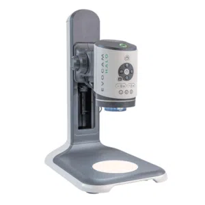 EVO Cam II digital microscope on Ergo stand with remote control console